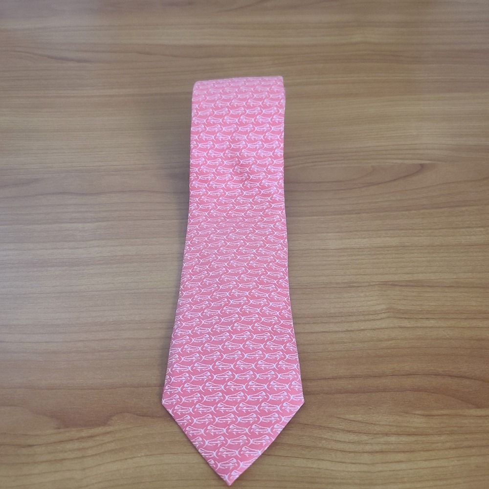 Vineyard‎ Vines 100% Silk Bow Tie Made USA Shark Pattern
